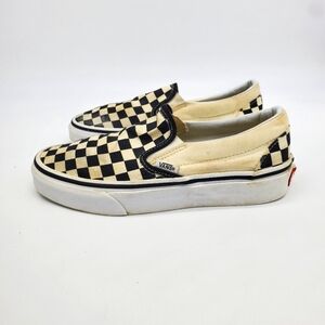 Vans Shoes Men 5.5 Women 7 Classic Off The Wall Slip On Checkerboard